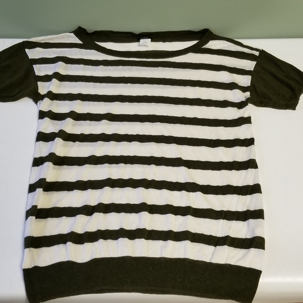 J.Crew Silk & Linen Pullover Sweater E104